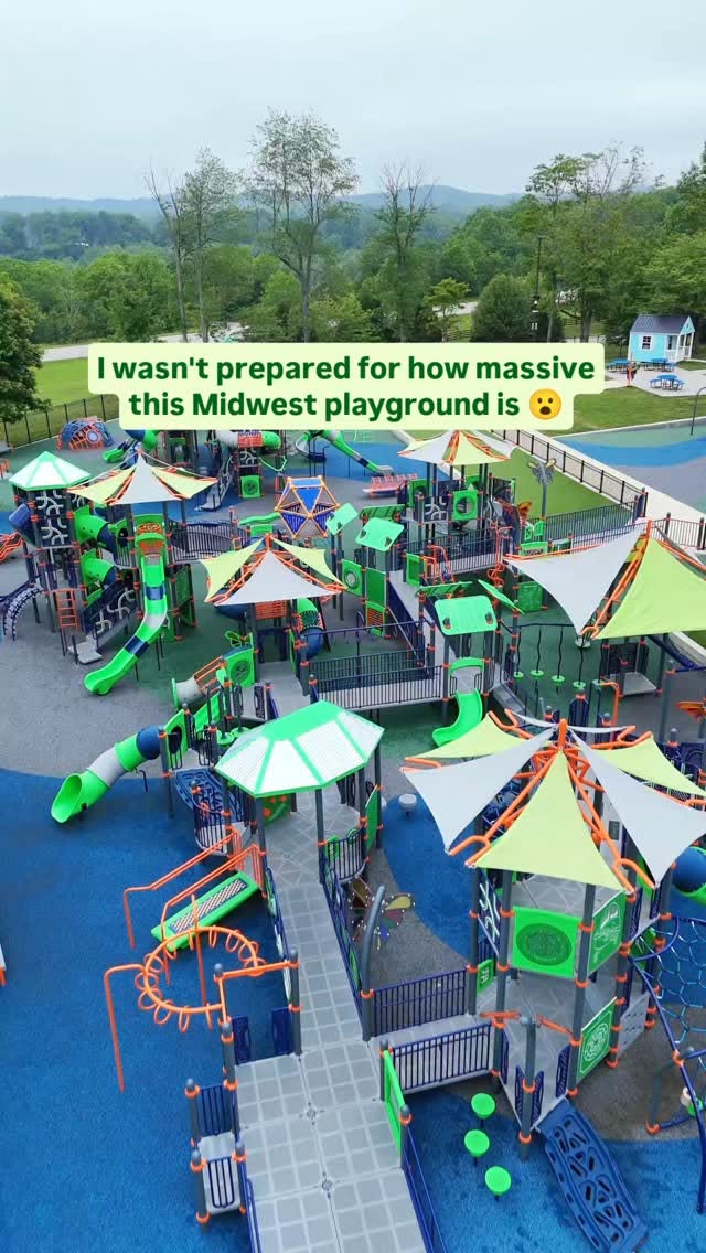Indiana Nature Reserve's Enormous Accessible Playground
