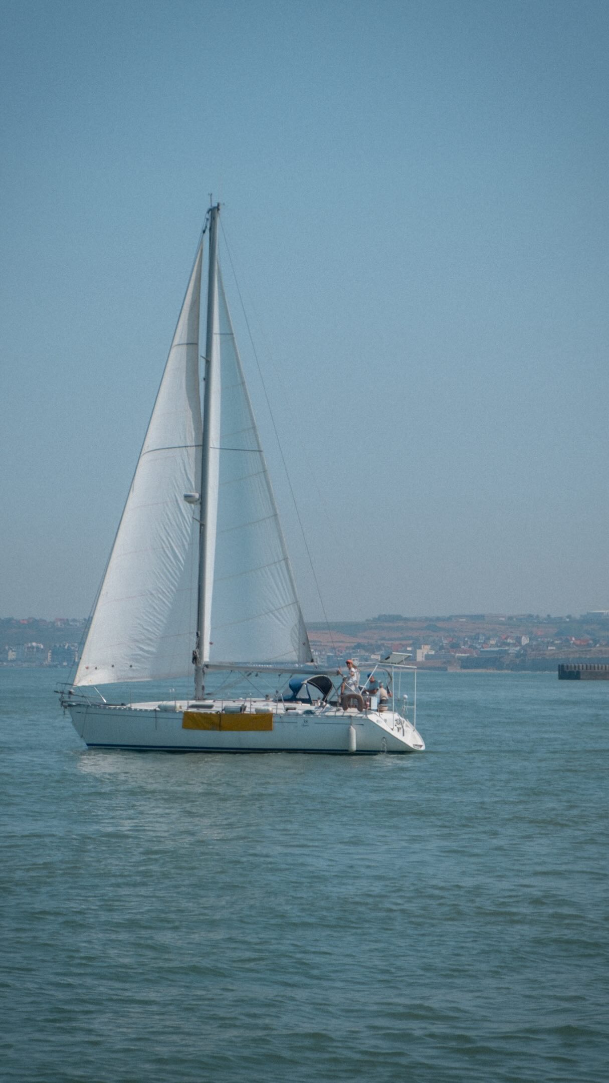 Sailboat Ferry Between Dover And Boulogne-sur-Mer