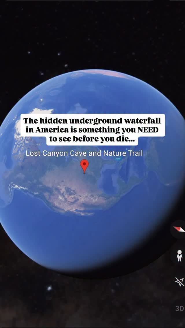 Underground Waterfalls At Lost Canyon Cave