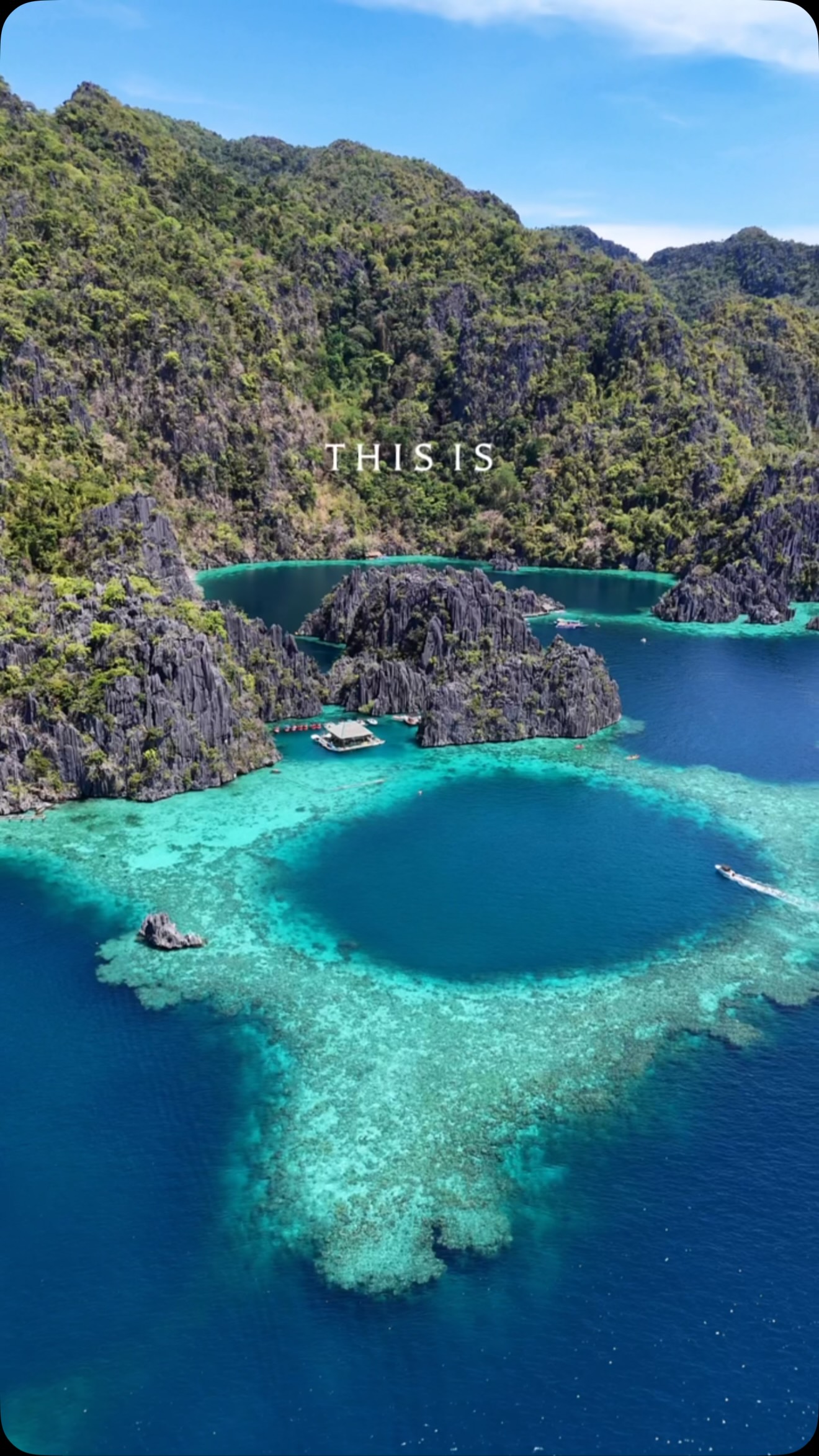 Twin Lagoon: A Volcanic Caldera Lake