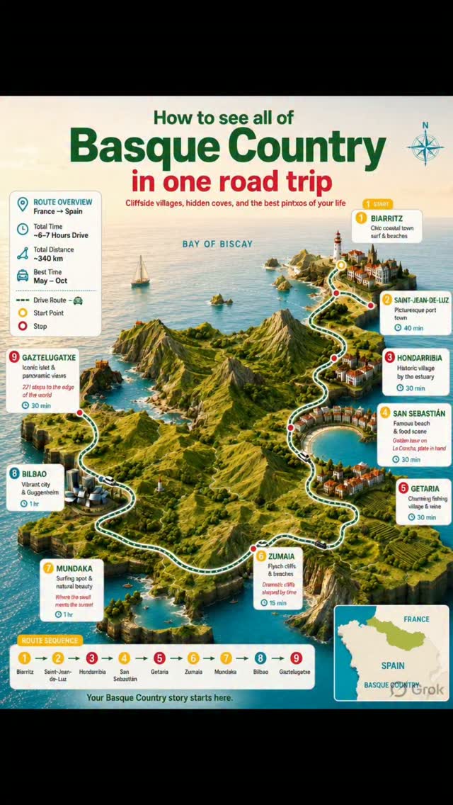 Nine Basque Country Stops: France to Spain Road Trip