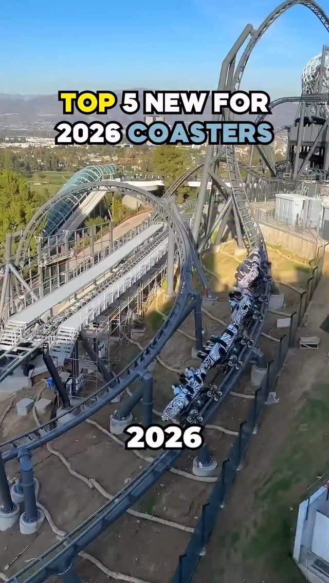 Theme Parks Featuring New Roller Coasters For 2026