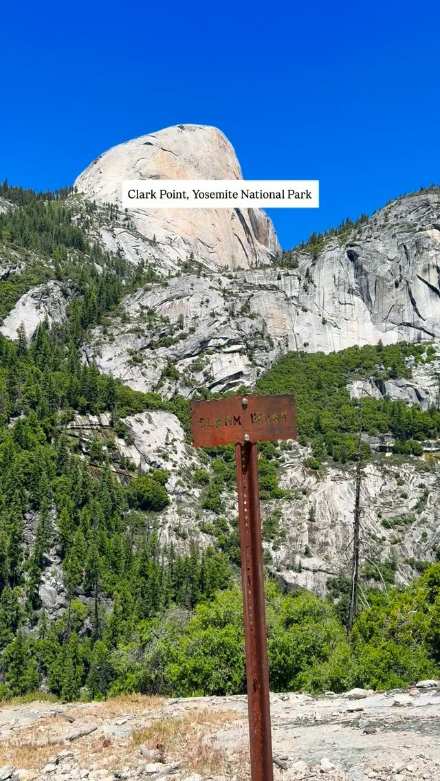 Yosemite's Vernal Falls And Clark Point Through Seasons