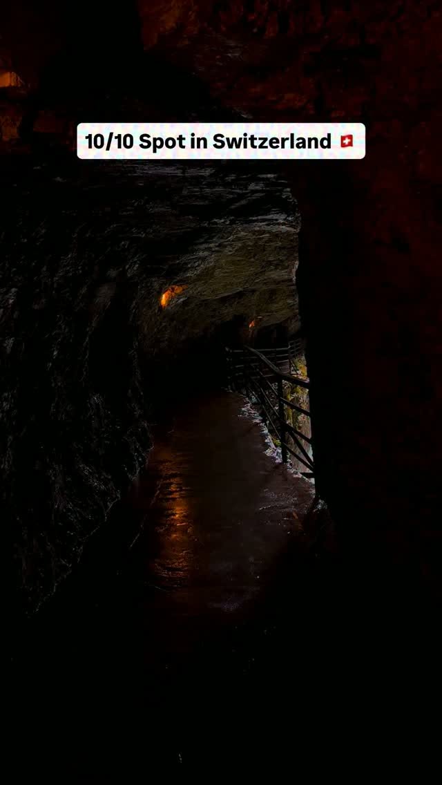 Switzerland's Aareschlucht Gorge Trail