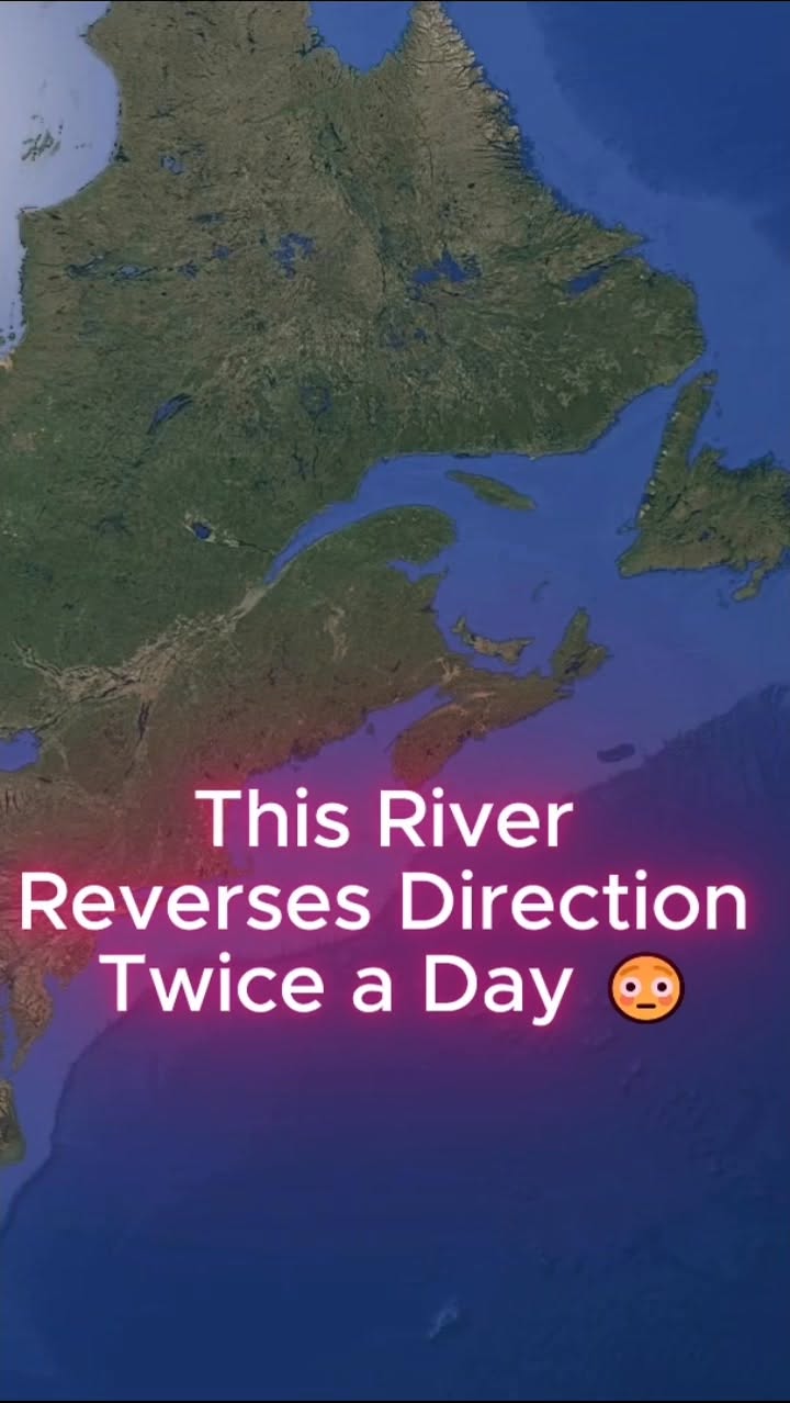 Bay of Fundy Tides Create Reversing Falls