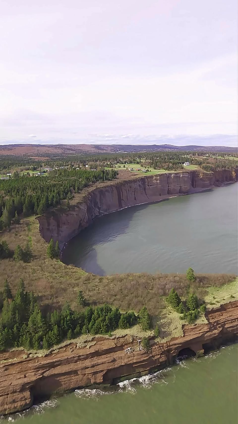Bay Of Fundy Sea Caves And Coastal Beauty