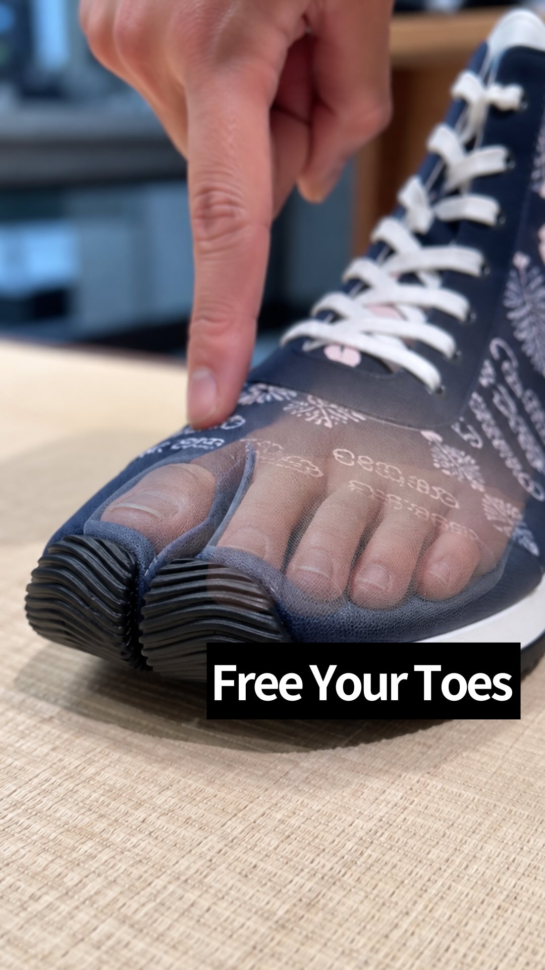 Ninja Shoes Enhance Natural Foot Movement
