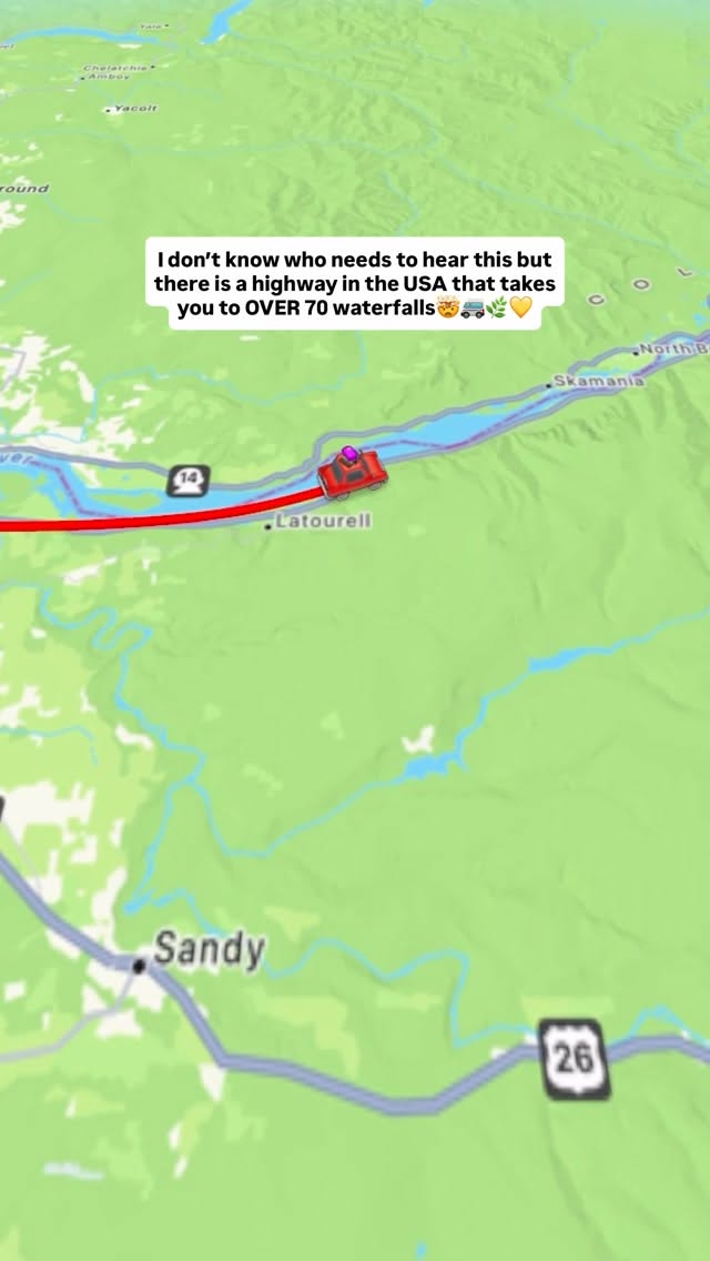 Oregon's Columbia River Highway Waterfall Corridor