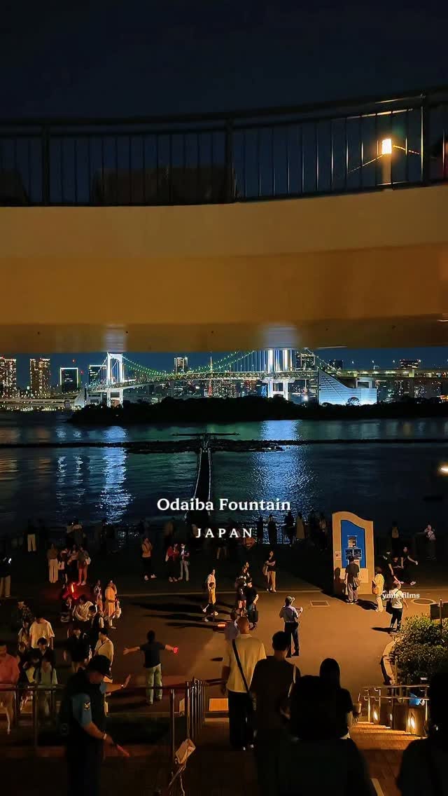 Tokyo Fountain Show and Rainbow Bridge