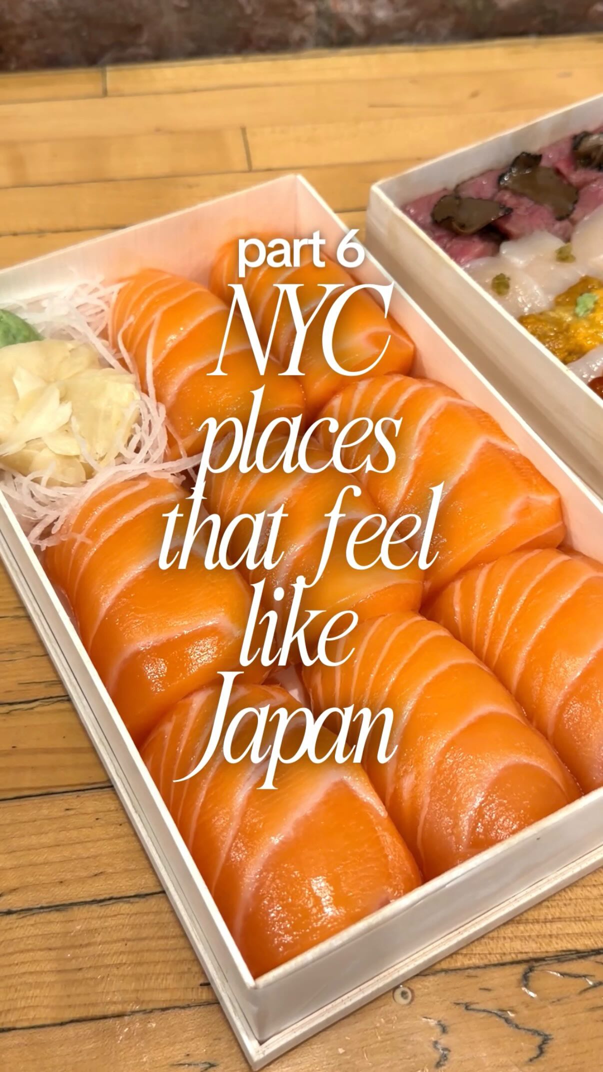 Sanyuu West: NYC Sushi Boxes and Omakase