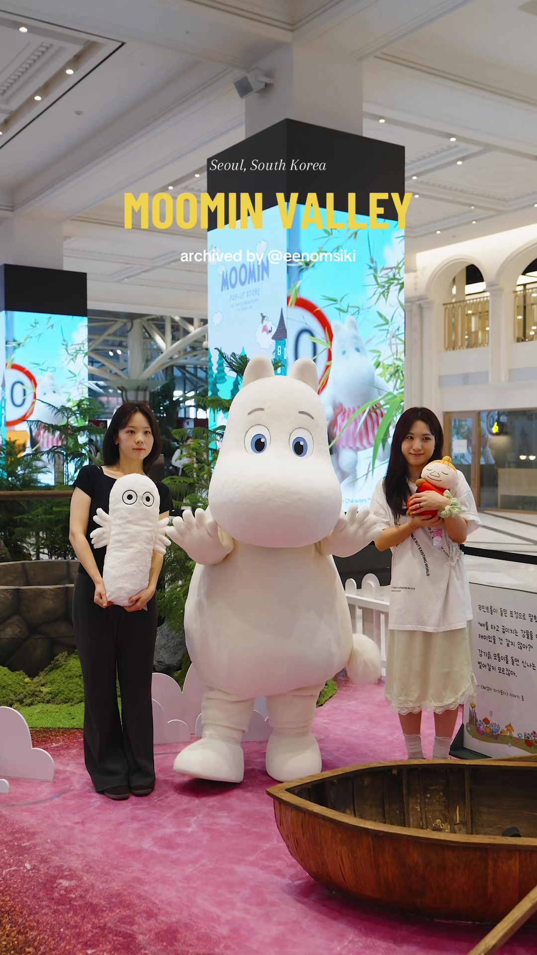 Moomin Pop-Up Exhibition and Store at Shinsegae