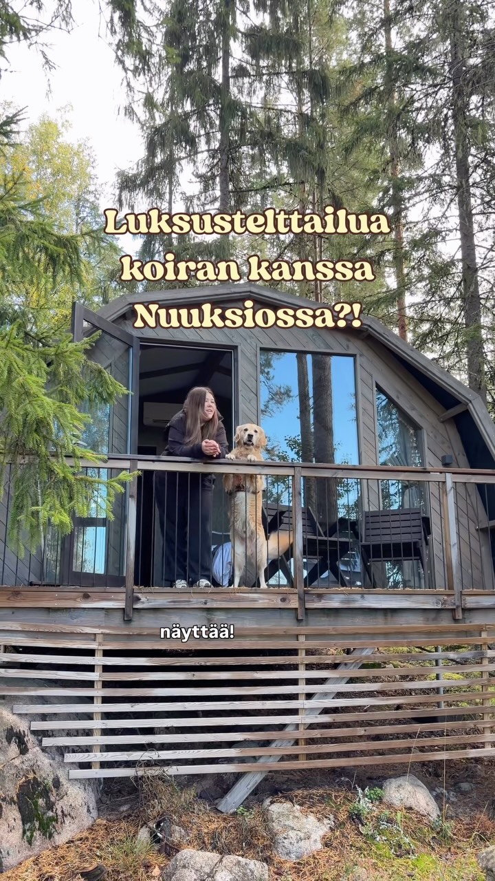 Finnish Nature Getaway With Dog-Friendly Glamping