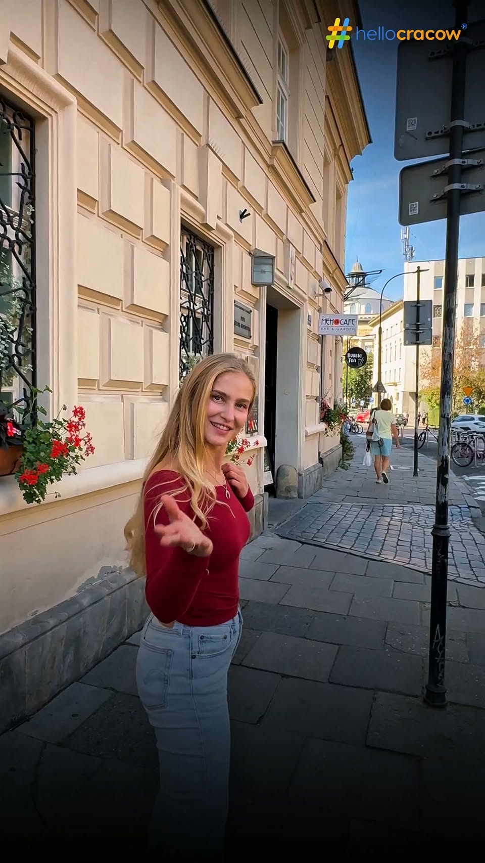 Krakow's Main Square Area Garden Cafe
