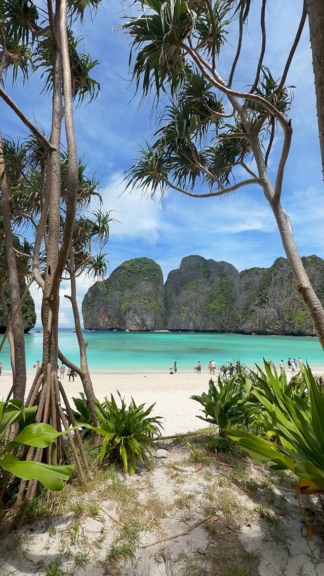 Island Cliffs Opening to Paradise