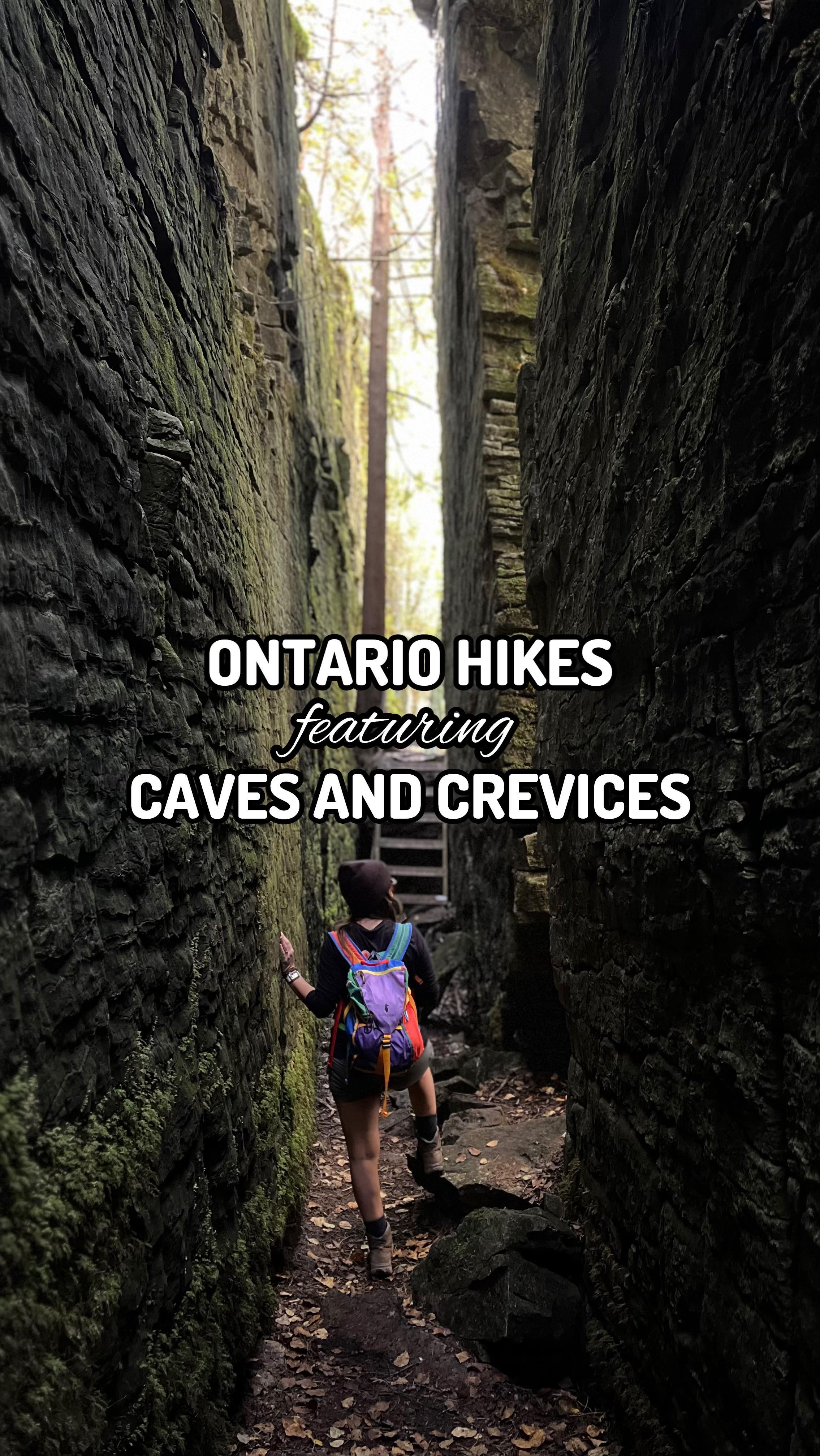 Ontario Hikes With Caves And Crevices