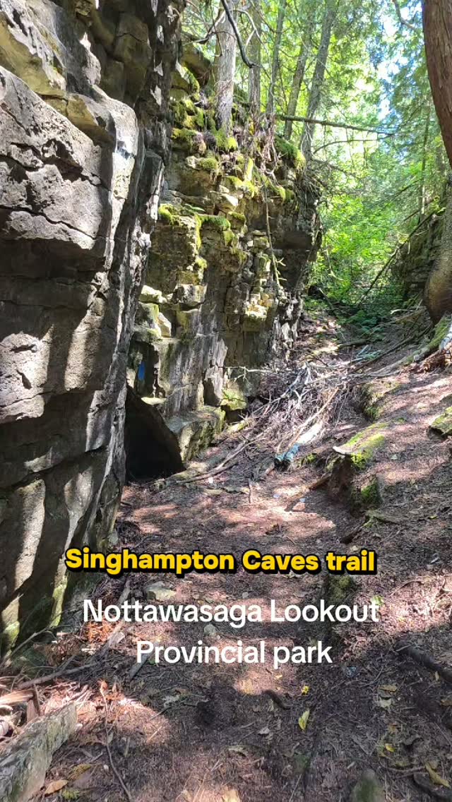 Explore Caves and Nature at Nottawasaga Lookout