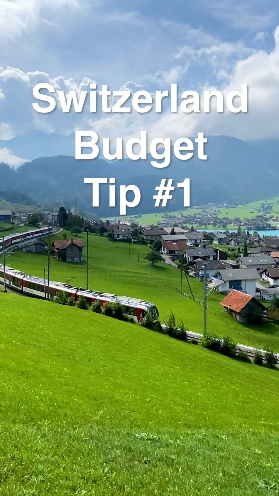 Swiss Alps Scenic Train and Lake Travel