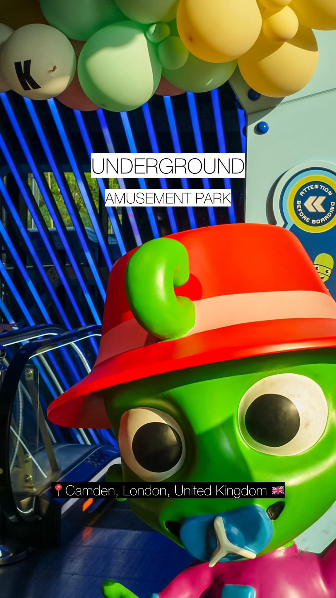 London's Underground Space-Themed Amusement Park