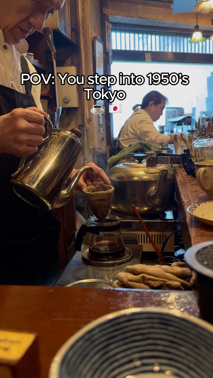 Retro Coffee Shop Serves Classic Jazz and Pastries