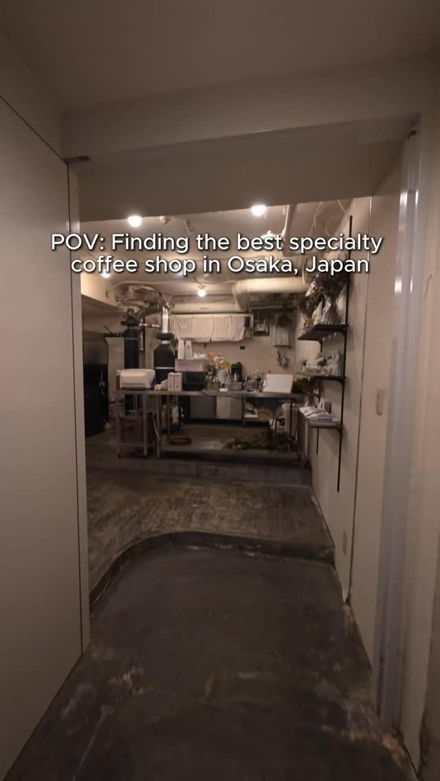 Shinsaibashi Specialty Coffee Shop With Camping Vibe