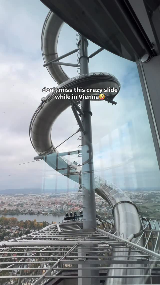 Danube Tower's Thrilling Slide In Vienna