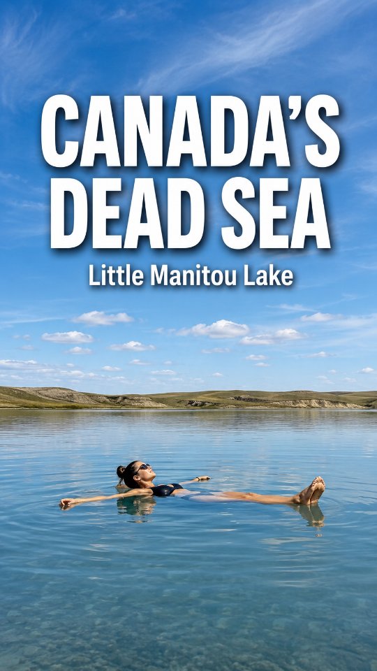 Saskatchewan's Mineral Lakes Offer Effortless Floating