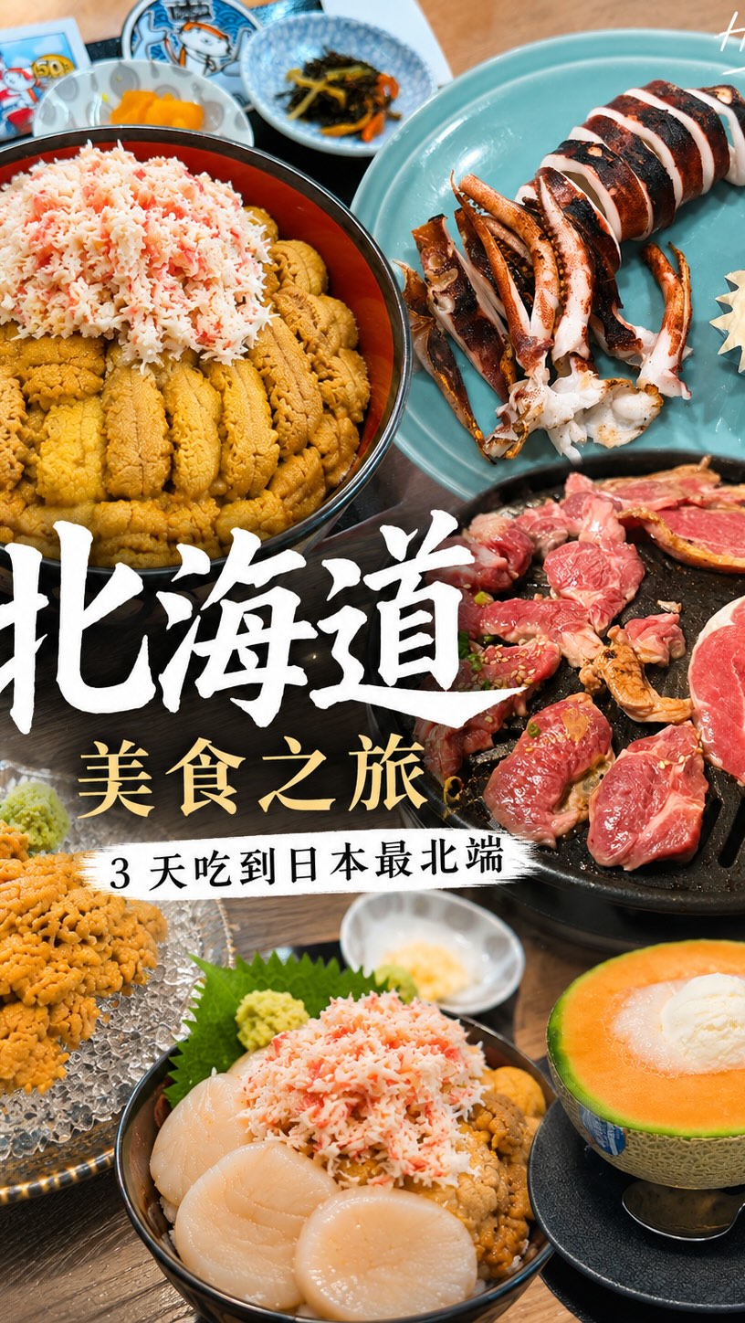 Hokkaido's Finest Seafood: Uni and Shrimp Delights