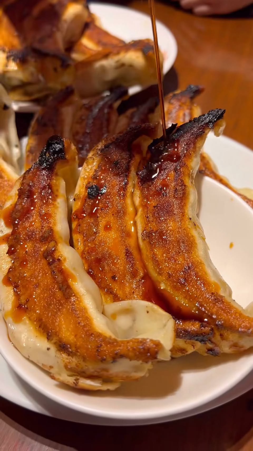 Crispy Pan-Fried Dumplings in Ginza
