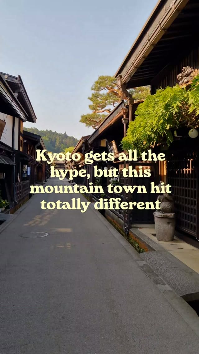 Historic Takayama's Preserved Streets