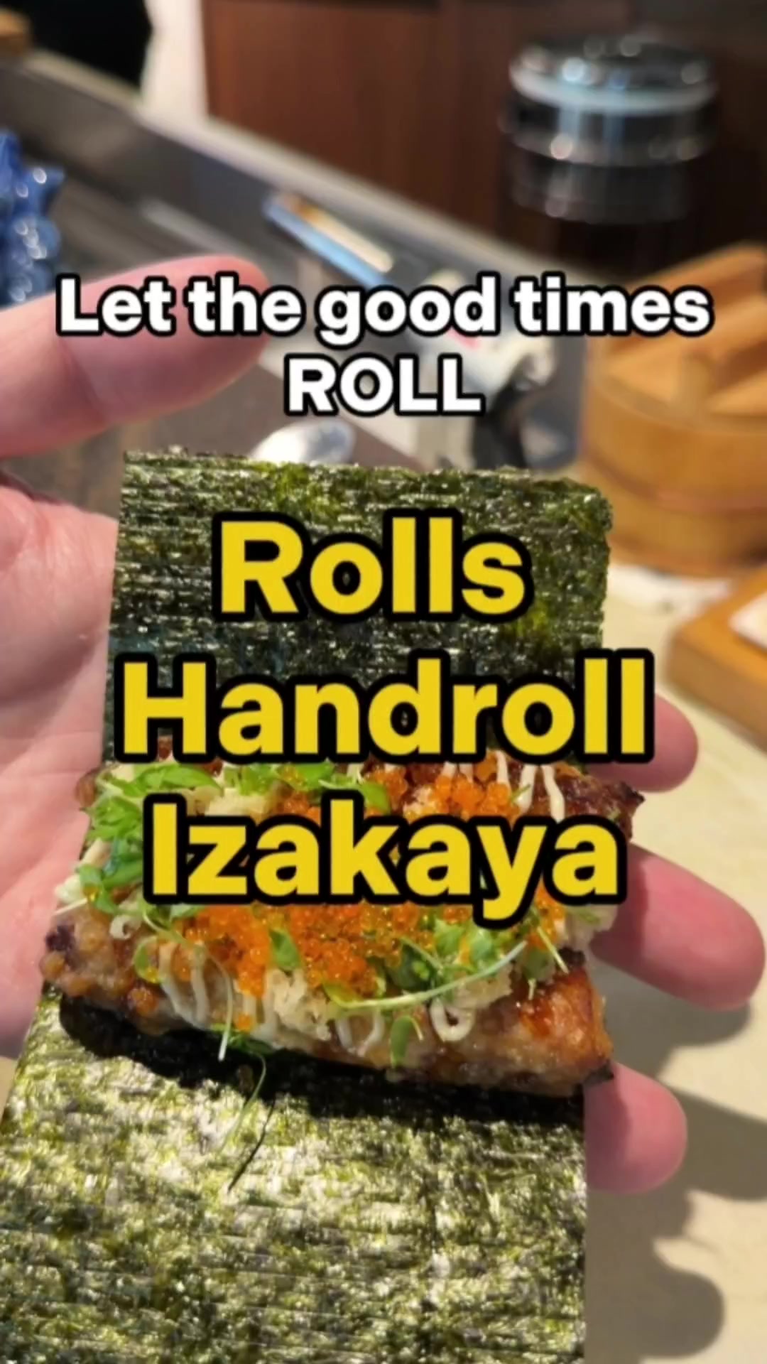 Premium Handrolls at Rolls Handroll Izakaya