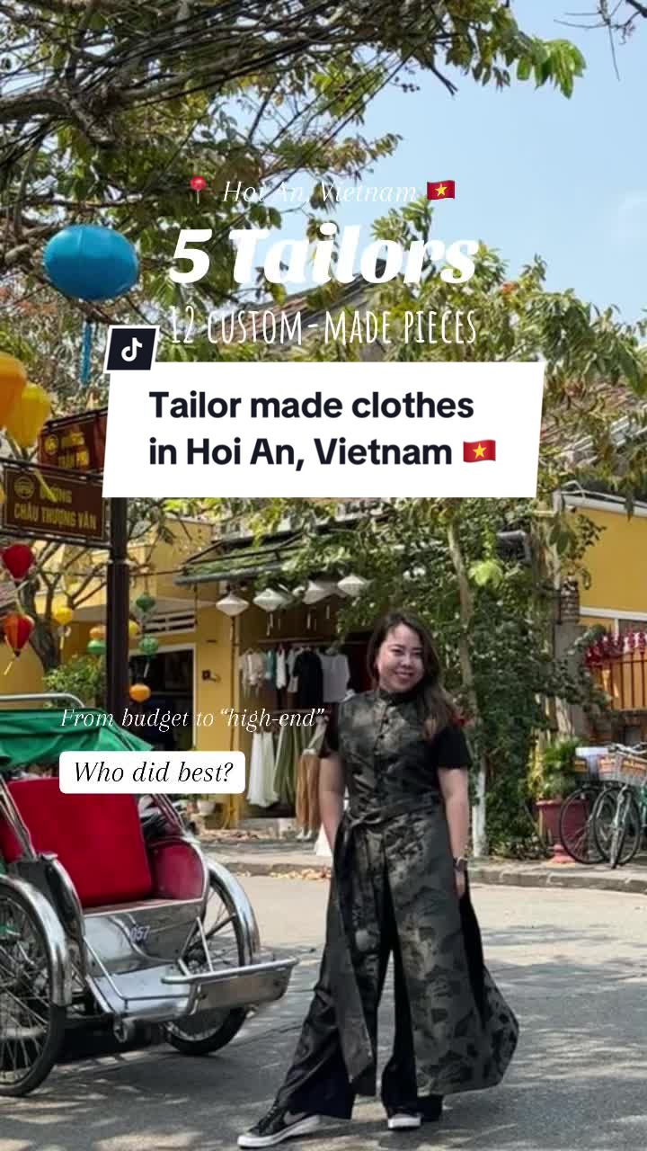 Hoi An Tailors Showcase Custom Clothing Creations