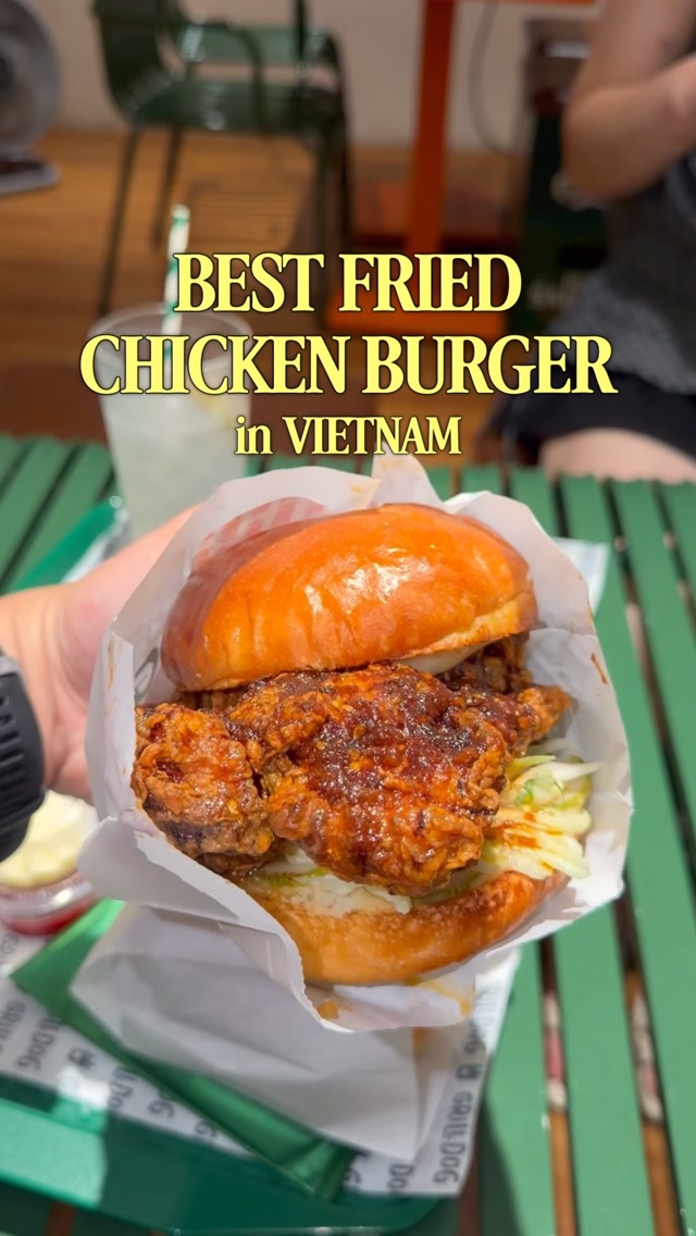 Vietnamese Fusion Burger at GrillDog