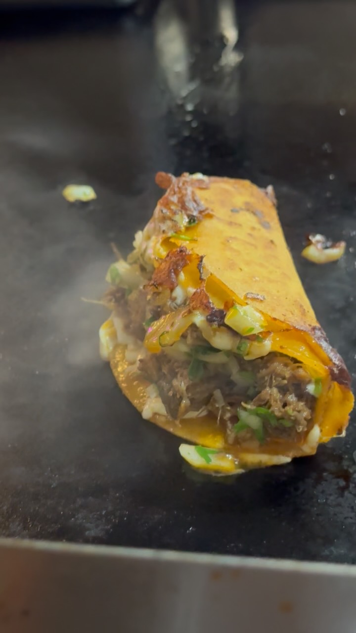 Cheese Birria Tacos on Bùi Viện Street