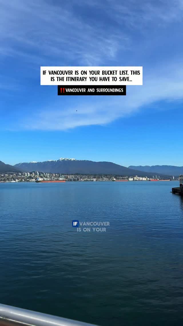 Vancouver and Vancouver Island 3-Day Itinerary