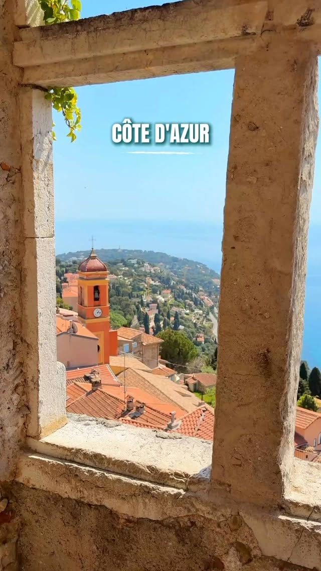 Ancient French Castle Overlooks Mediterranean Coast