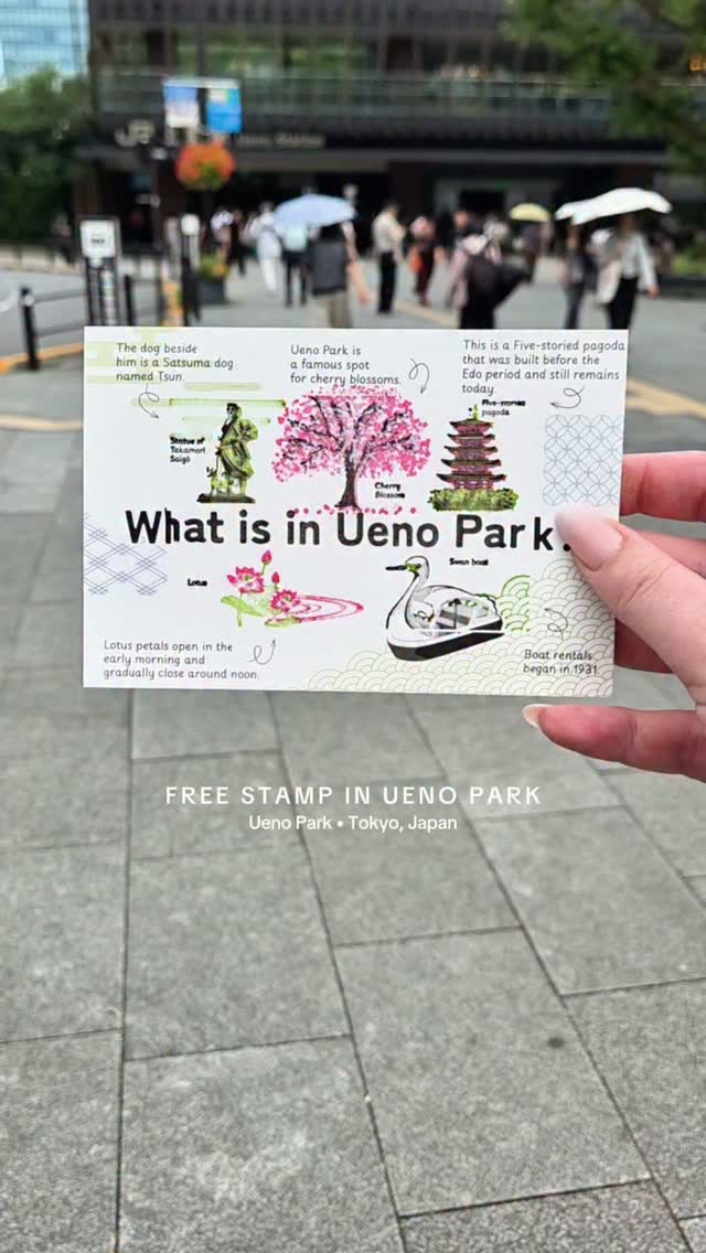 Ueno Park Stamp Collecting Adventure