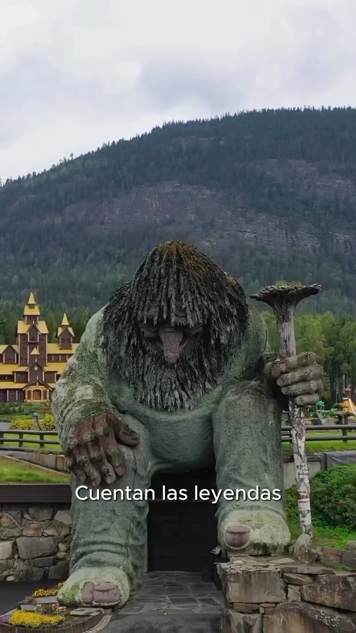 Norwegian Troll-Themed Attractions and Road