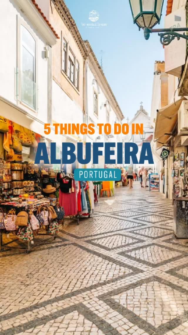 Albufeira's Old Town, Cave, and Houseboat
