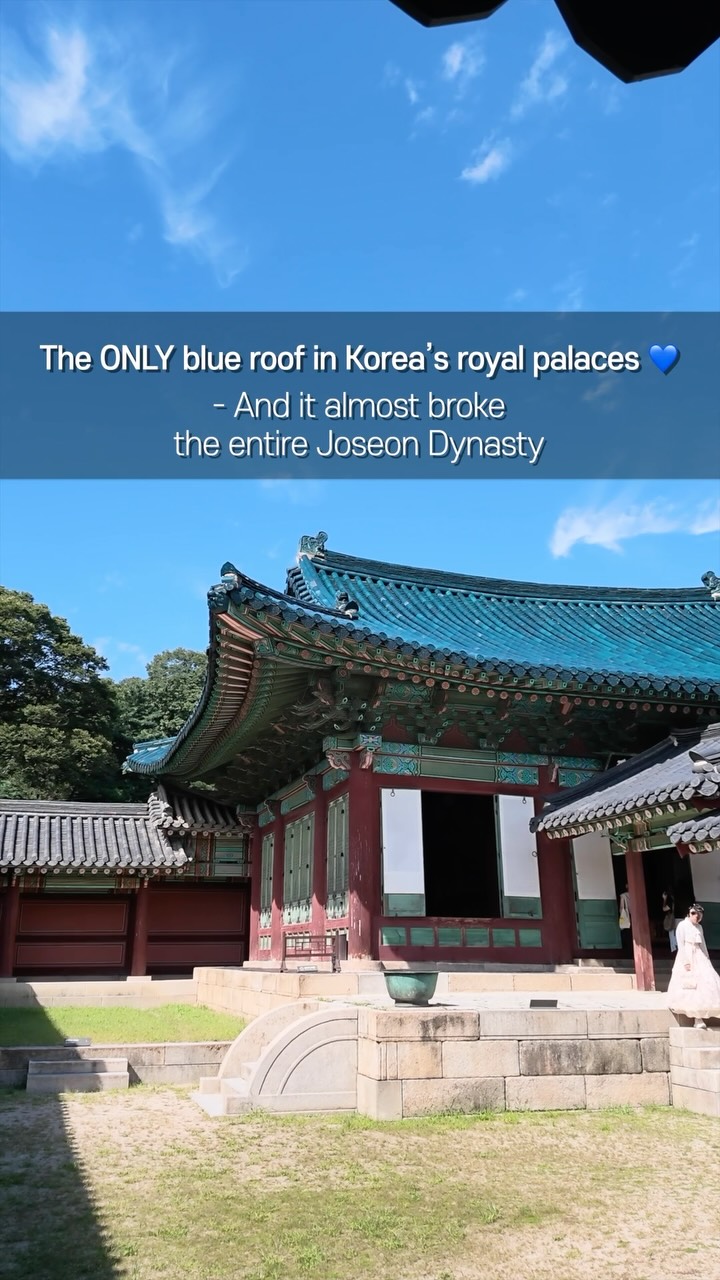 Seoul's Royal Palaces Feature Unique Blue-Tiled Roof