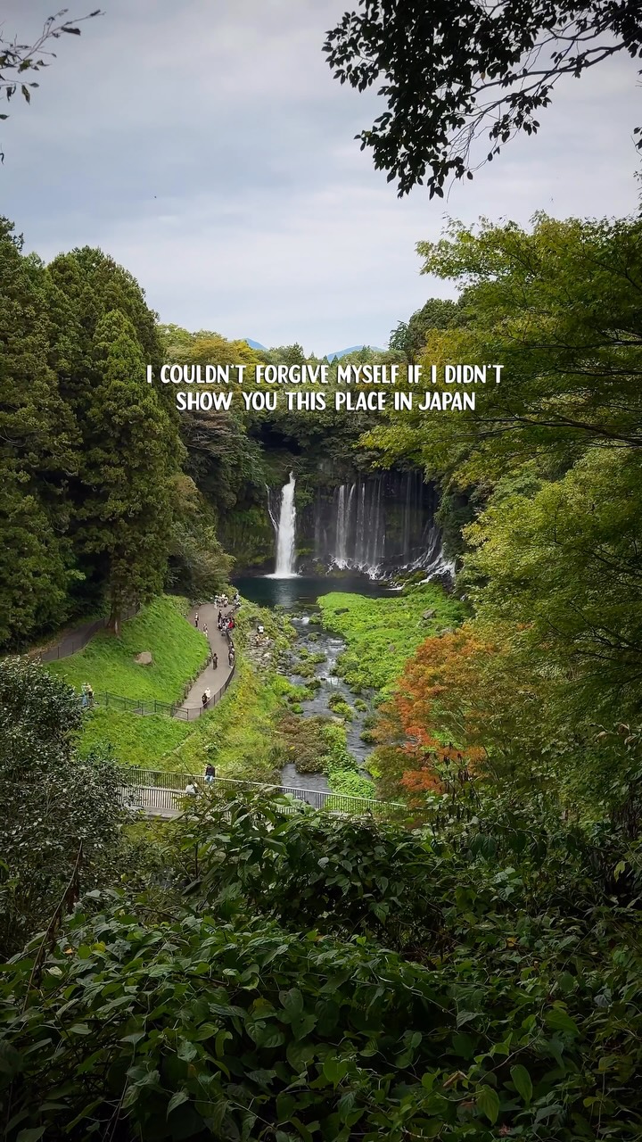 Shiraito Falls Near Mount Fuji