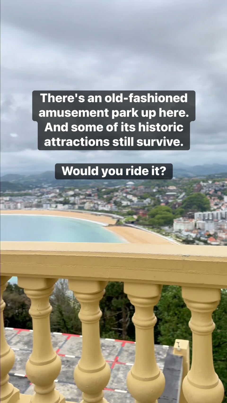 Funicular Ride to Historic Monte Igueldo Amusement Park