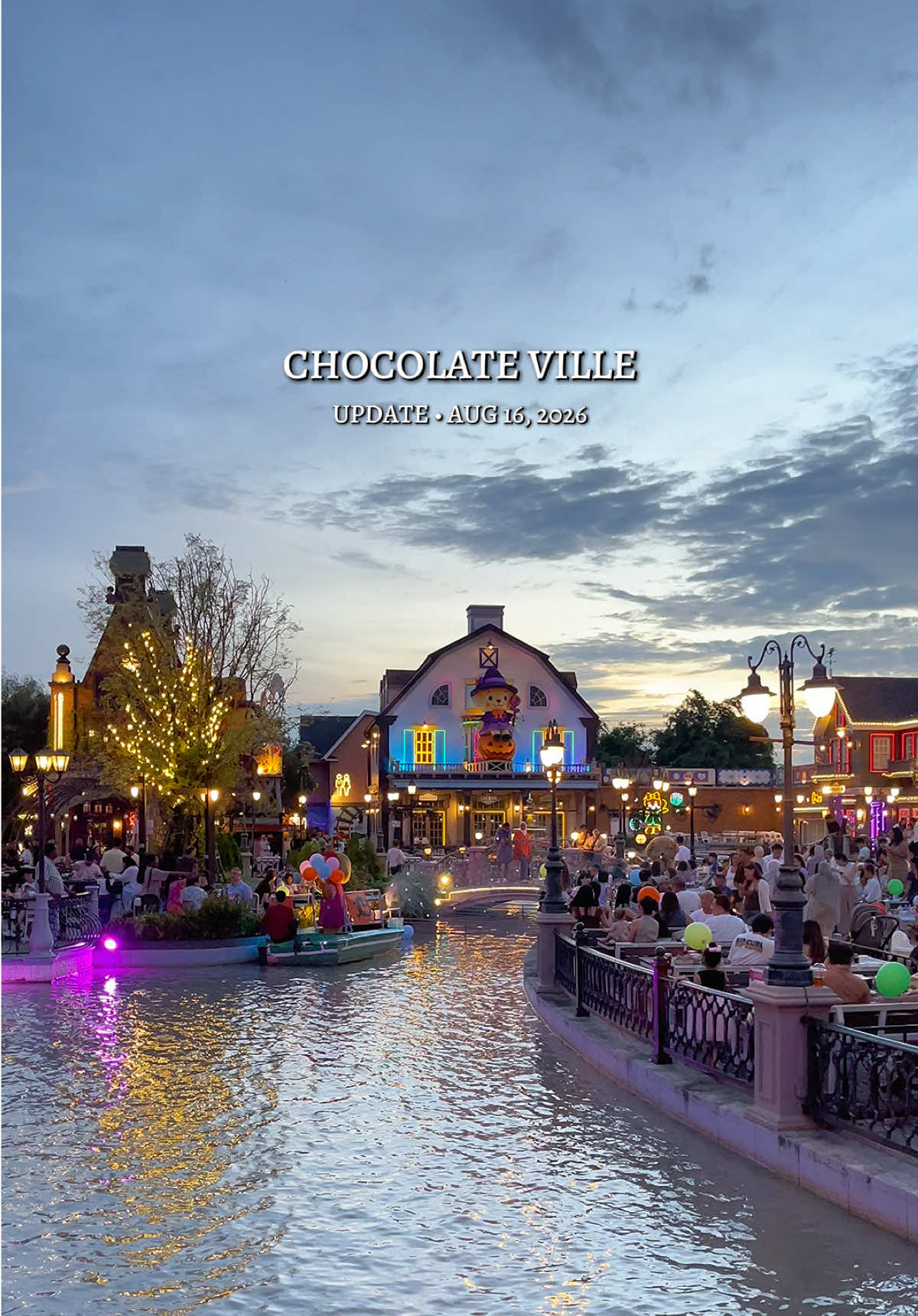 Halloween In European-Themed Chocolate Ville