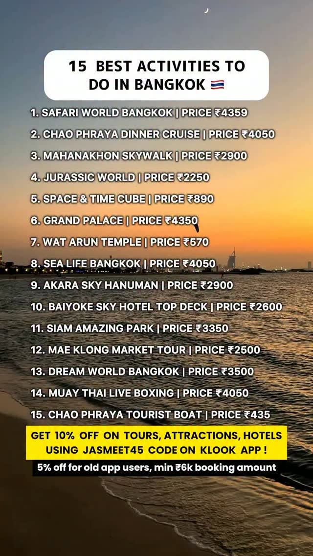 Bangkok Attractions: Temples, Parks, and Sky-High Views
