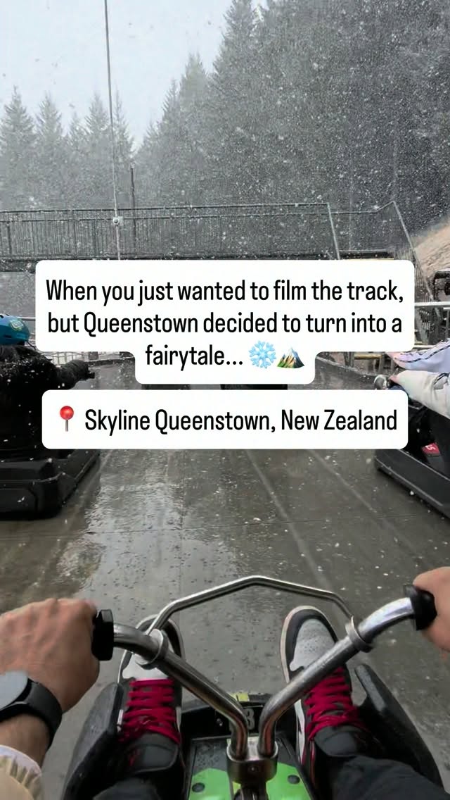 Queenstown Luge Ride Captures Stunning New Zealand Snow