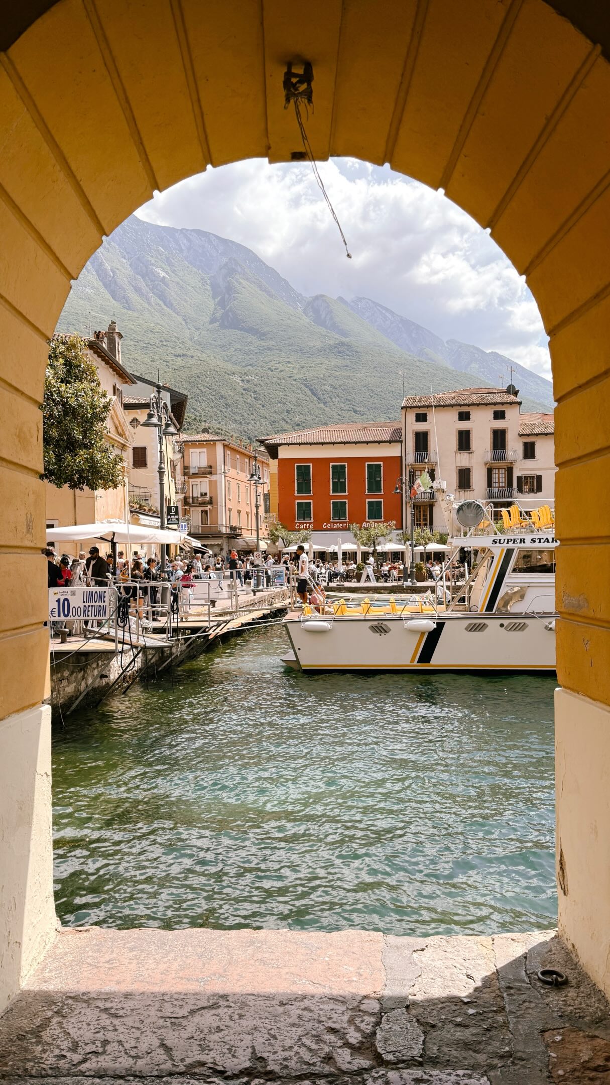 Malcesine Castle and Monte Baldo Views