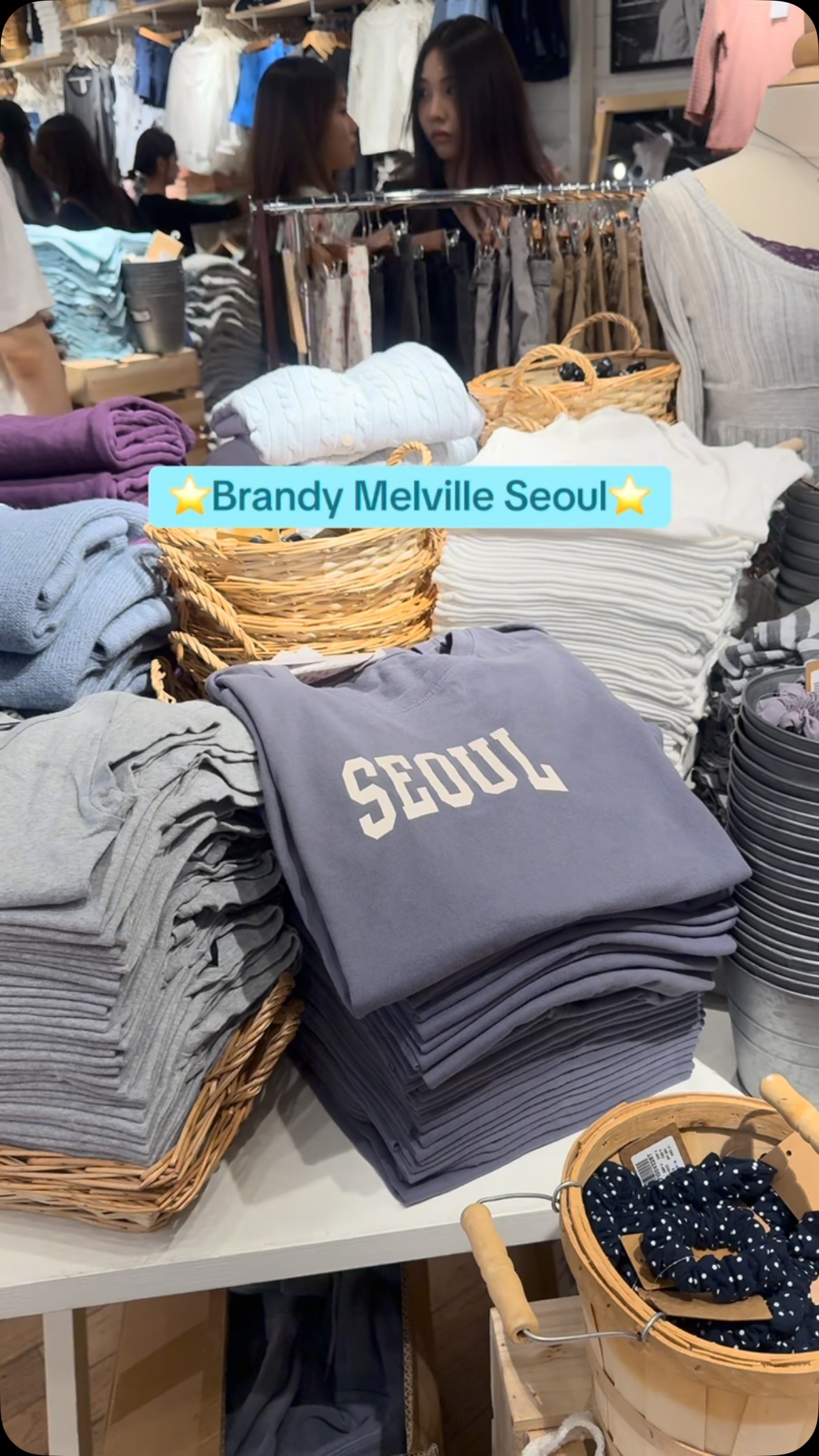 Brandy Melville Seoul Store Highlights
