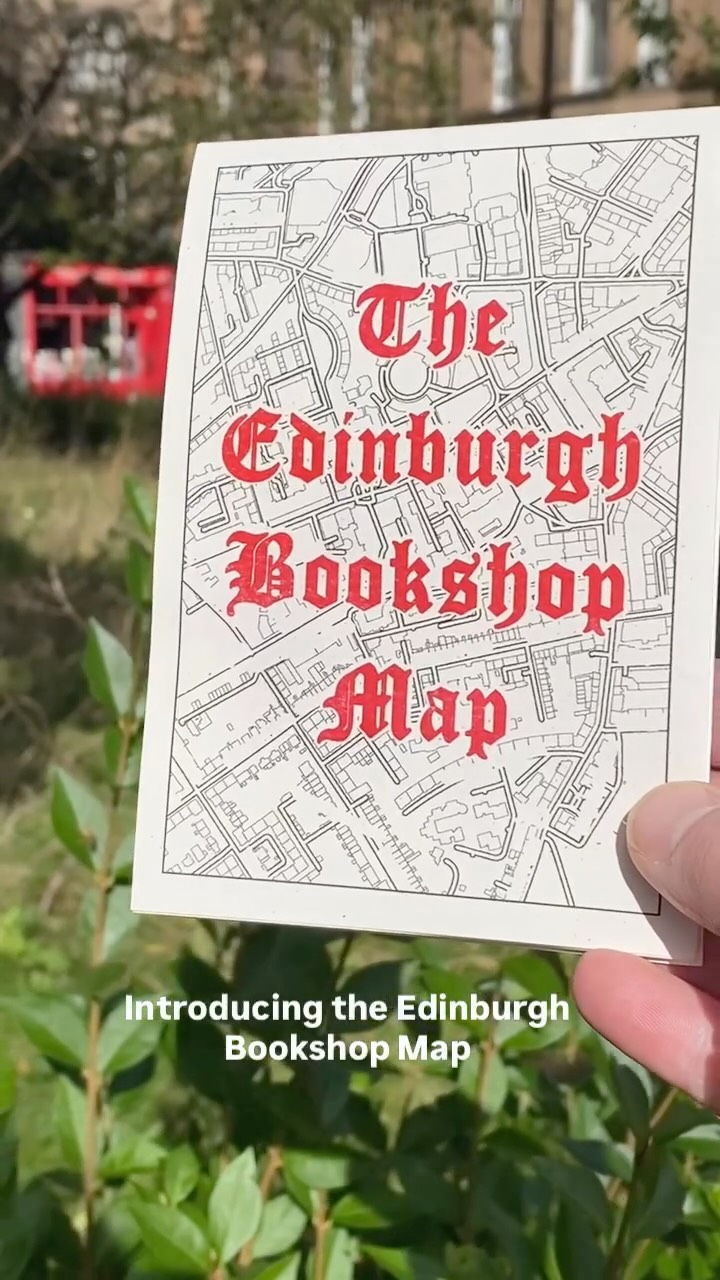 Edinburgh Bookshop Map Highlights Literary Spots