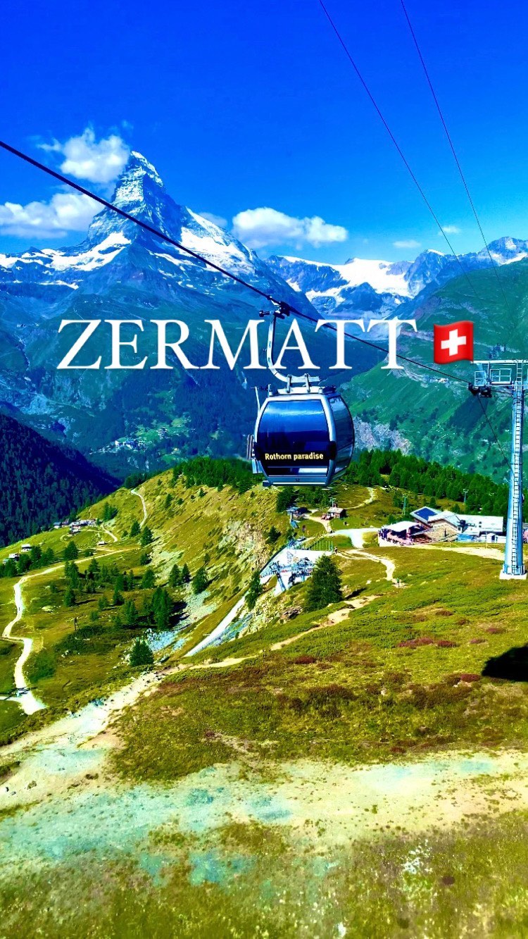 Alpine Views From Zermatt Cable Cars