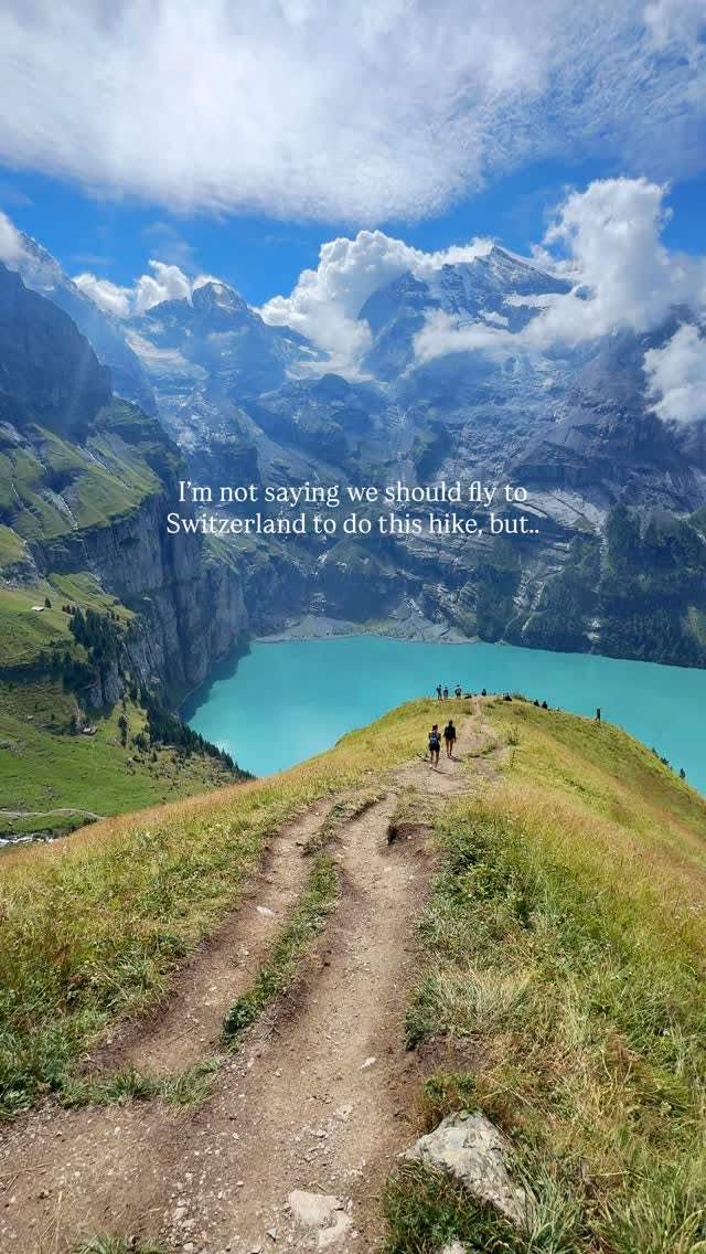 Spectacular Swiss Lake Oeschinen Hike