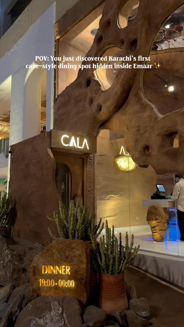 Karachi's Unique Cave-Style Dining Experience